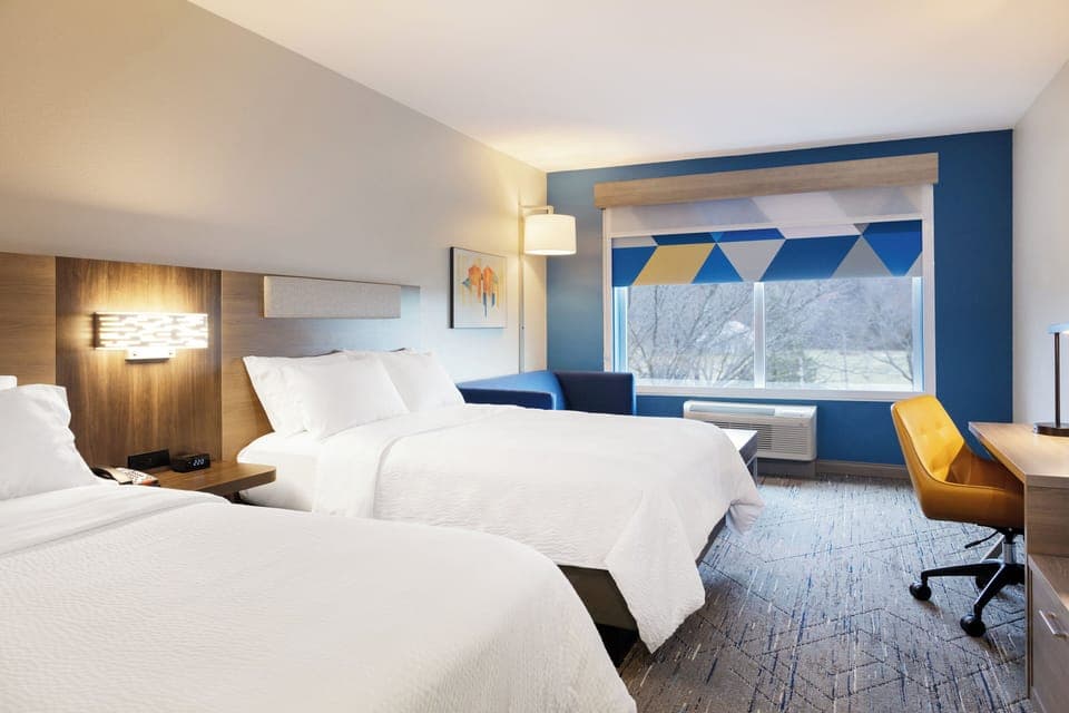 Standard Room, 2 Queen Beds | Desk, iron/ironing board, free WiFi, bed sheets