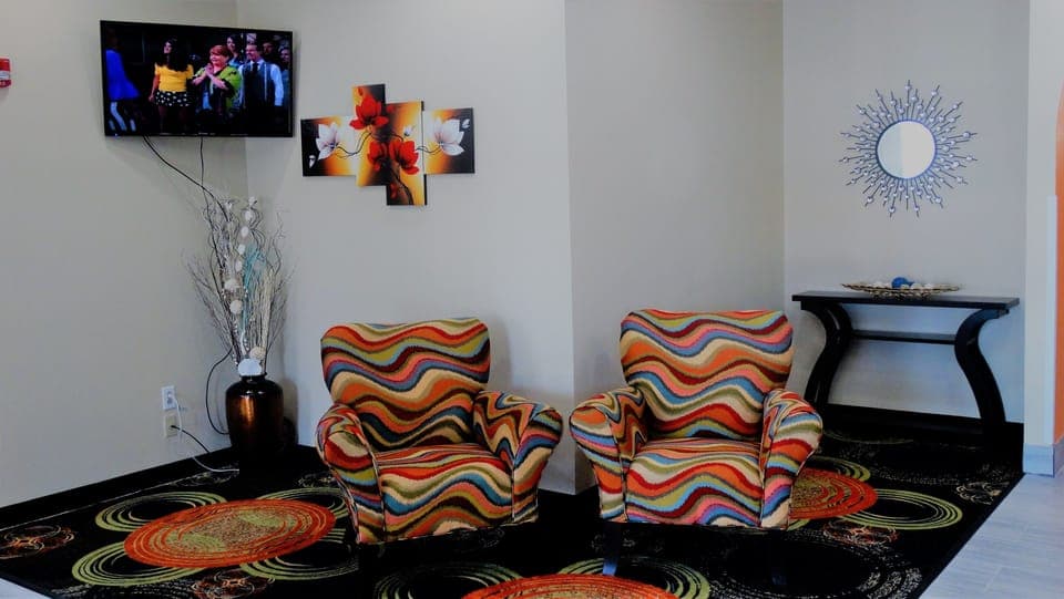 Lobby sitting area