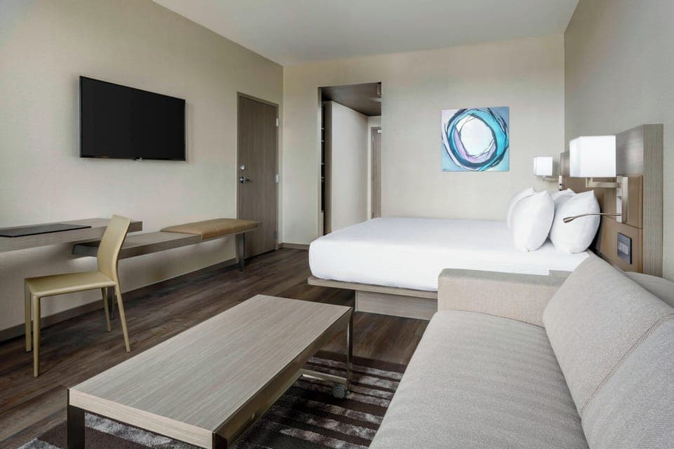 In-room safe, desk, blackout drapes, iron/ironing board
