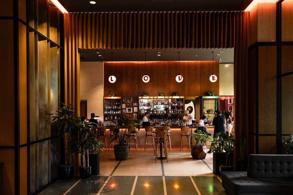 Lobby sitting area