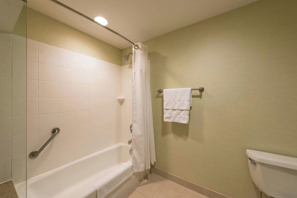 Free toiletries, hair dryer, towels, soap