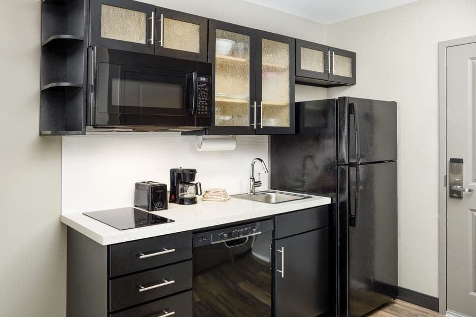1 bedroom, desk, laptop workspace, iron/ironing board