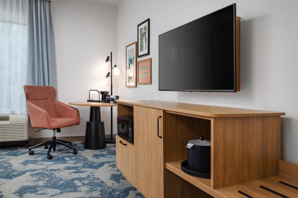 In-room safe, desk, blackout drapes, iron/ironing board