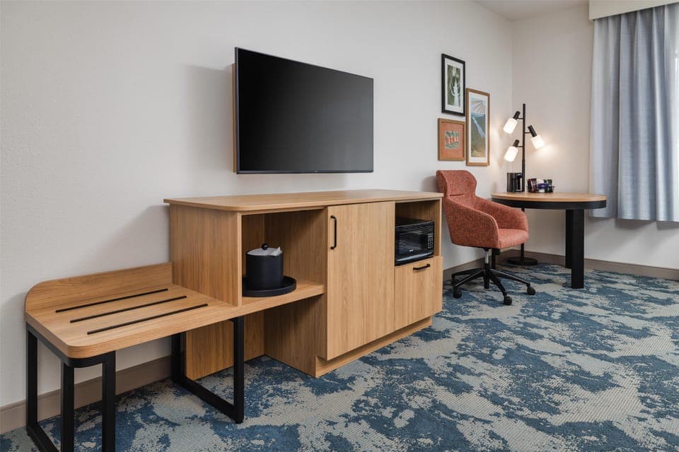 In-room safe, desk, blackout drapes, iron/ironing board