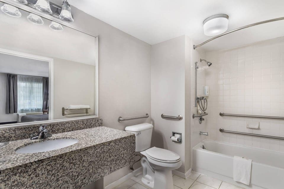 Room, 1 Queen Bed, Accessible, Non Smoking | Desk, iron/ironing board, rollaway beds, free WiFi