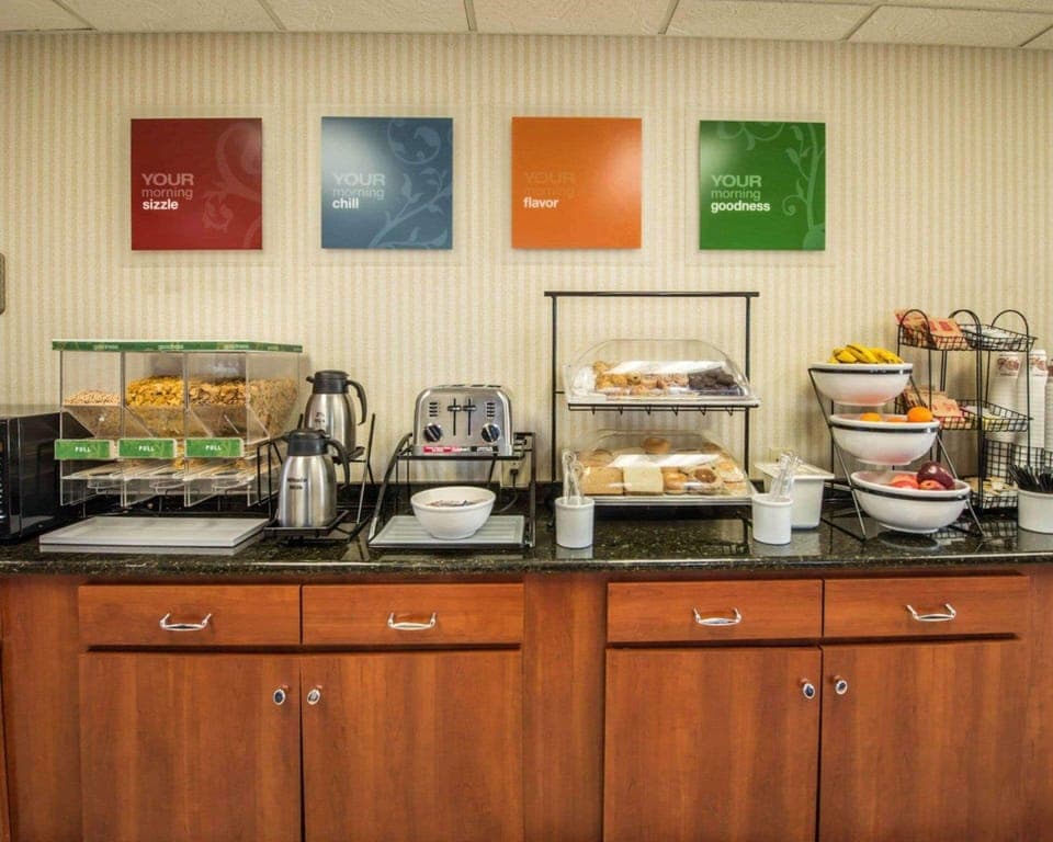 Free buffet breakfast