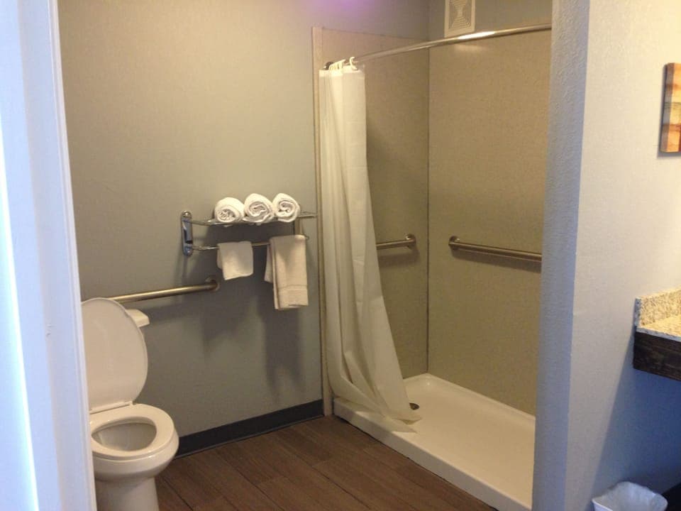 Free toiletries, towels, soap, shampoo