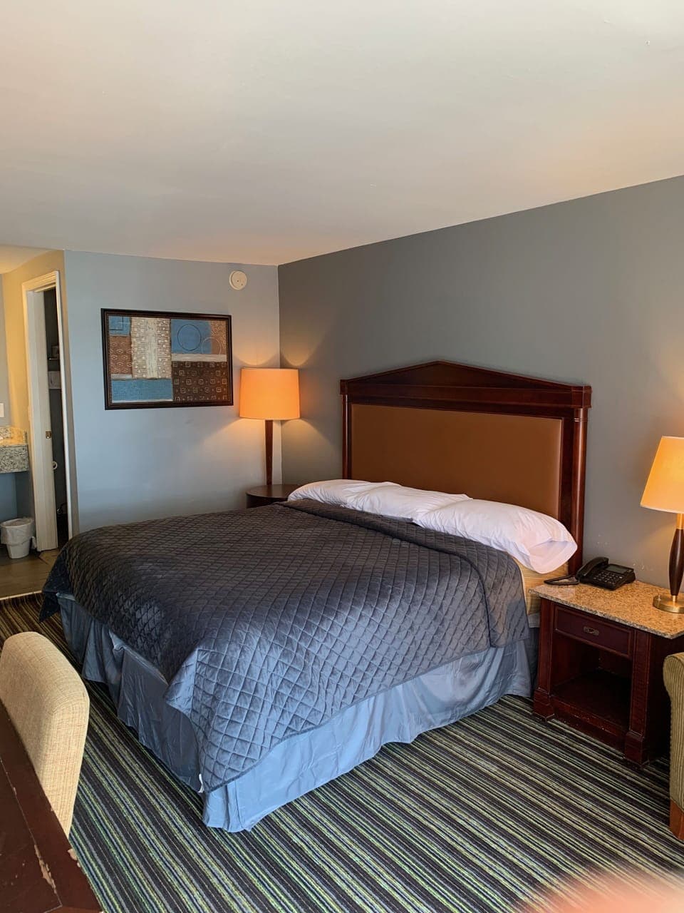 Desk, iron/ironing board, free WiFi, bed sheets