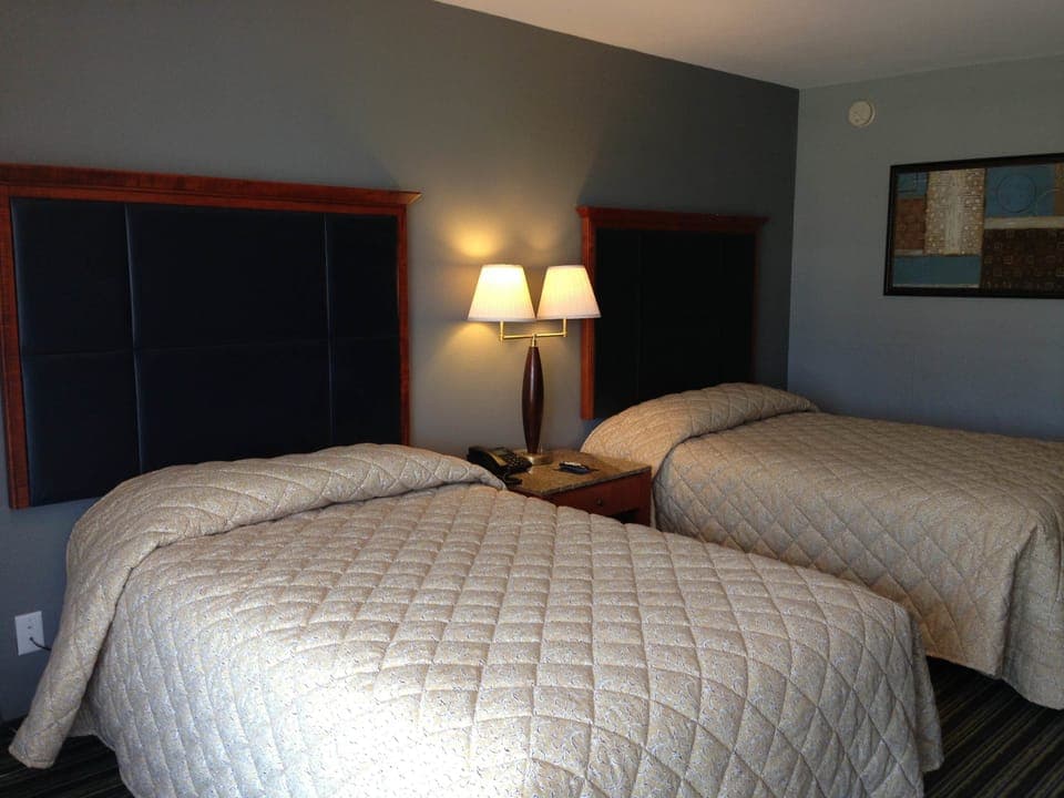 Double Room, 2 Double Beds | Desk, iron/ironing board, free WiFi, bed sheets