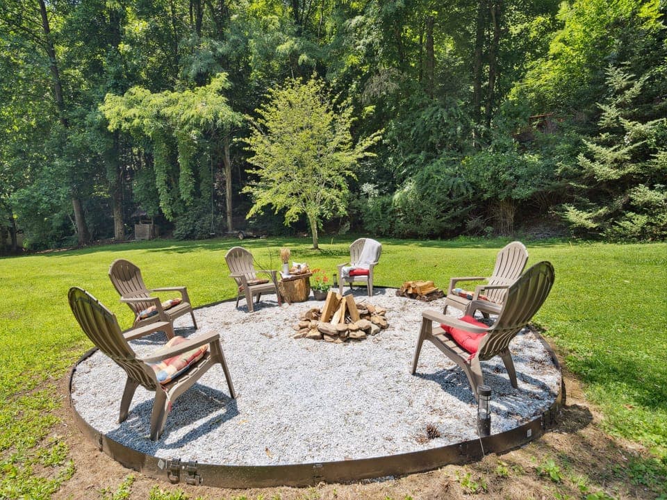 Gather 'round the fire for s'mores or just some good stories!
