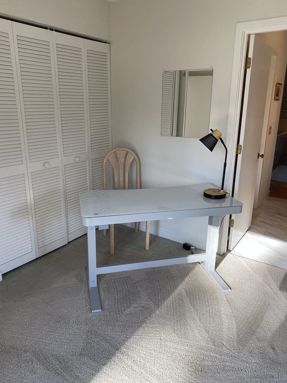 Work Space with Printer