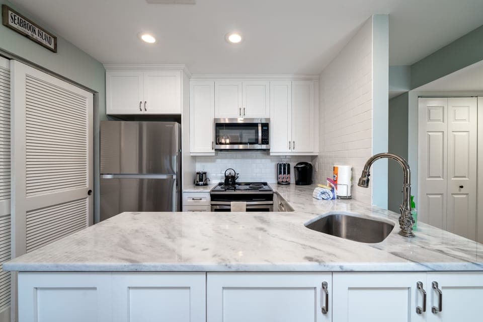 Marble countertops