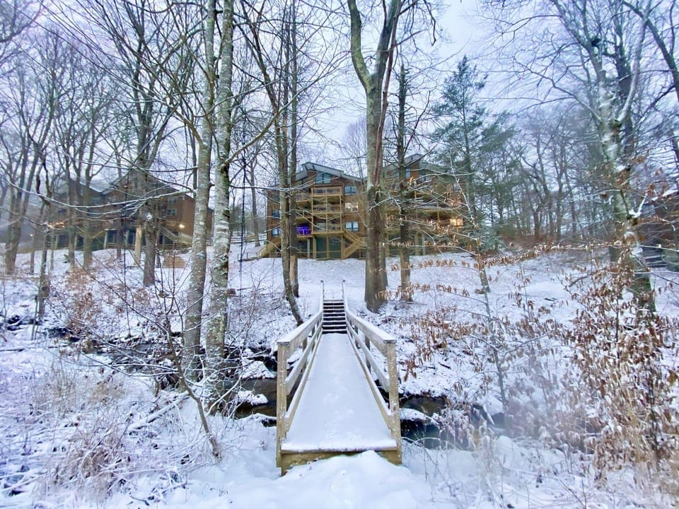 Backside leading to slopes.