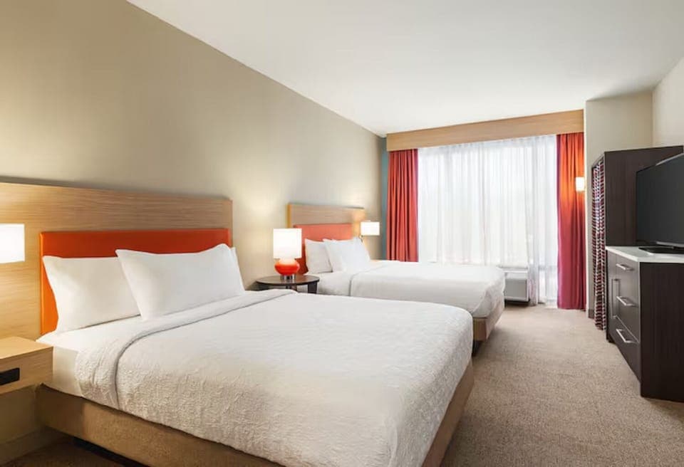 Unwind into crisp beds after a busy day exploring.