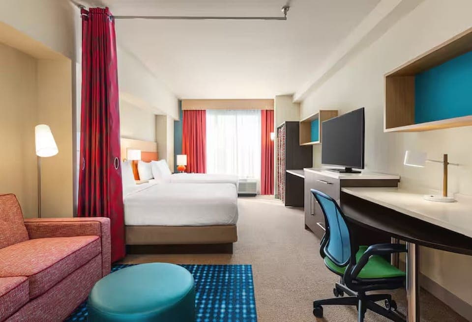 Drift off comfortably with extra space to unpack and relax.