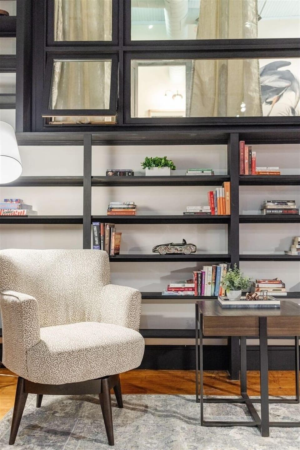 Reading nook.
