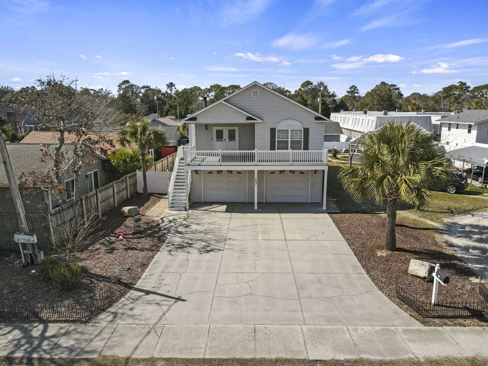 Front of home.