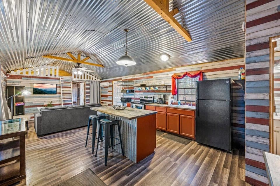 Large open floorplan provides a great space for the entire group to spend time together.