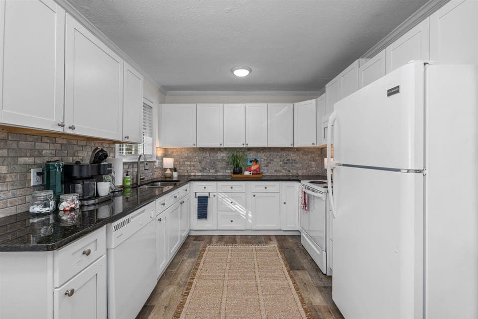 view of the kitchen 