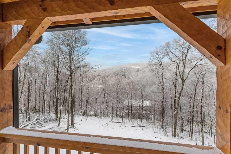 Mountain Views From the Covered Back Deck