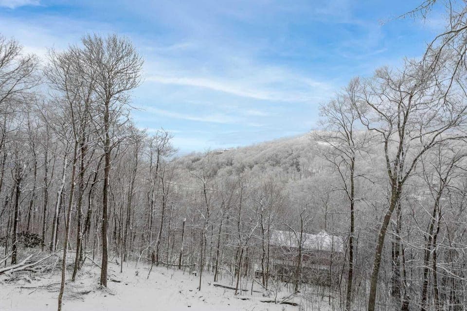 Beautiful Mountain Views From the Back Deck