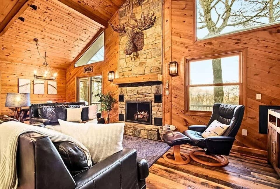 Upper level living room