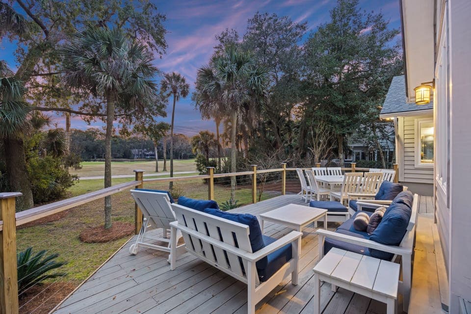 Enjoy the gorgeous back deck!