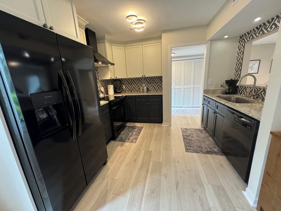 Kitchen view from dining room