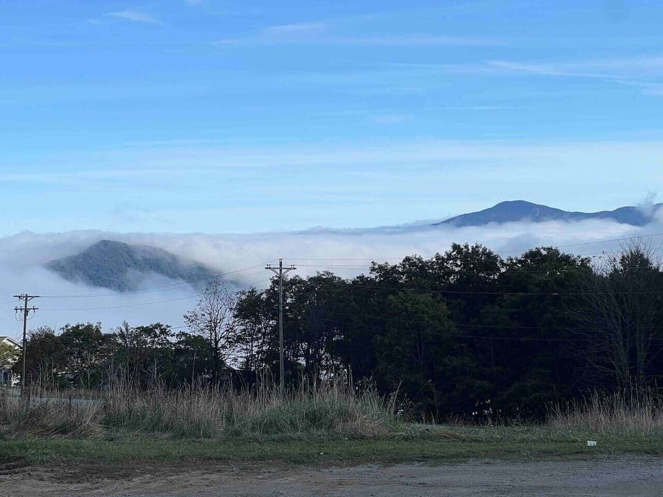 Mountain Views right outside the community