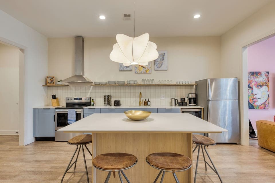 Plenty of counter space for group cooking fun.
