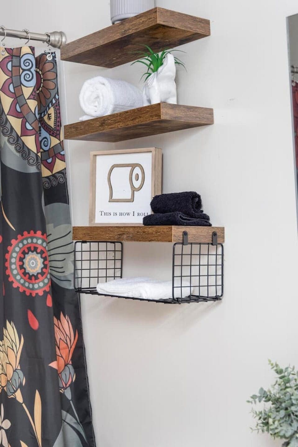 A bright and modern bathroom, fully equipped for your convenience.