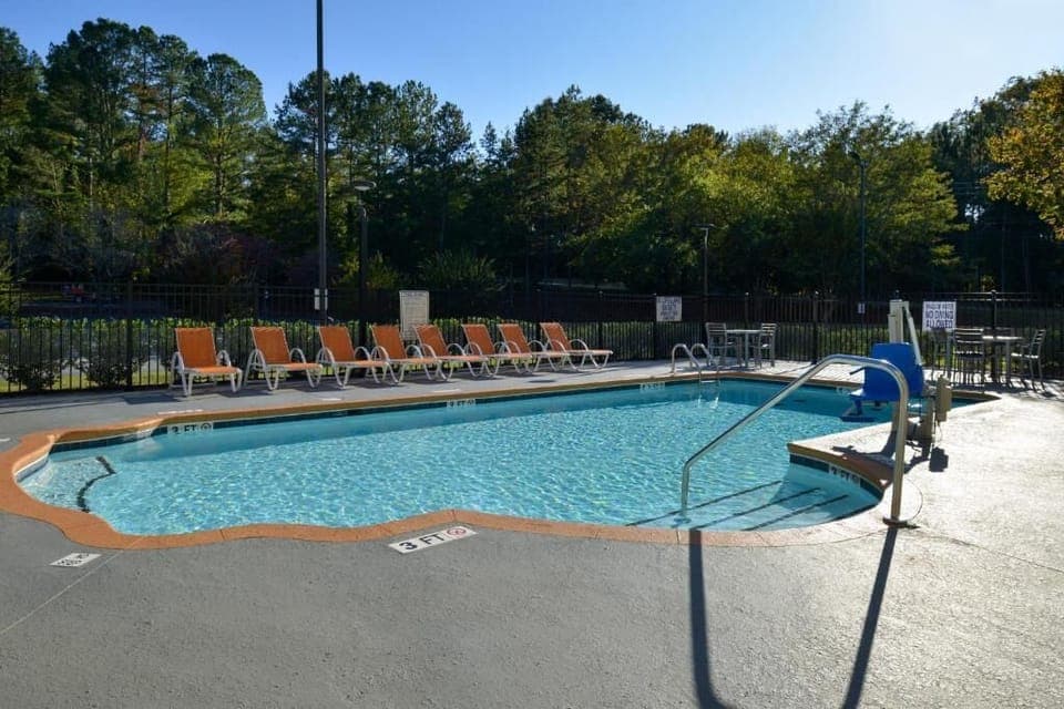 Seasonal outdoor pool
