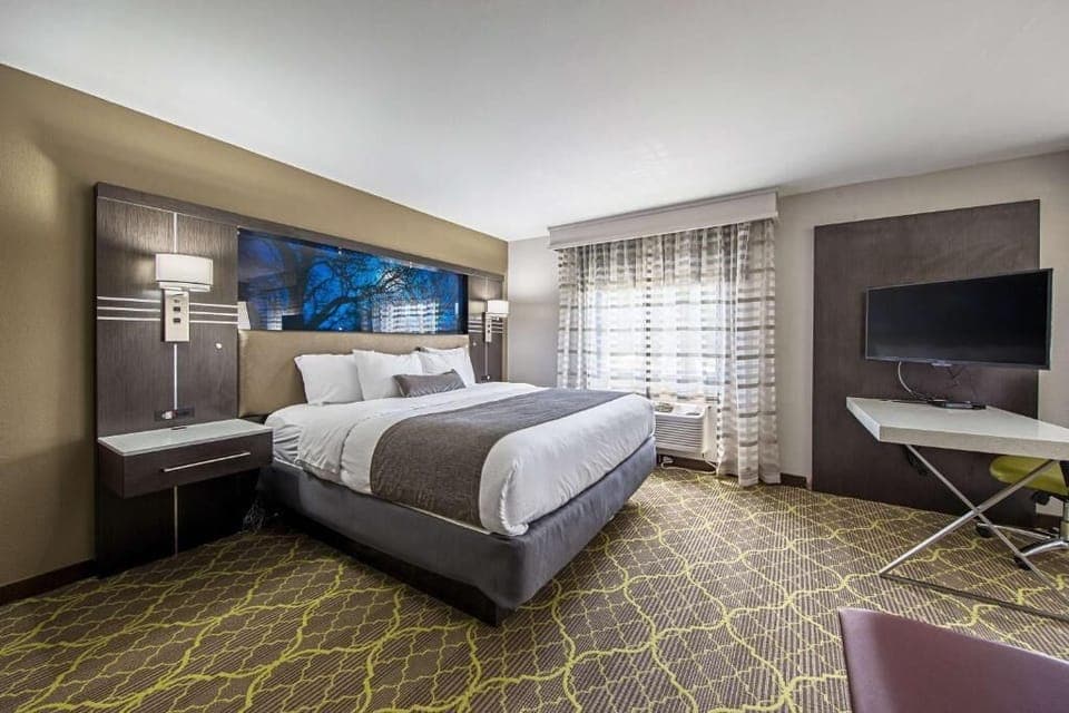 Unit with 1 King size bed.