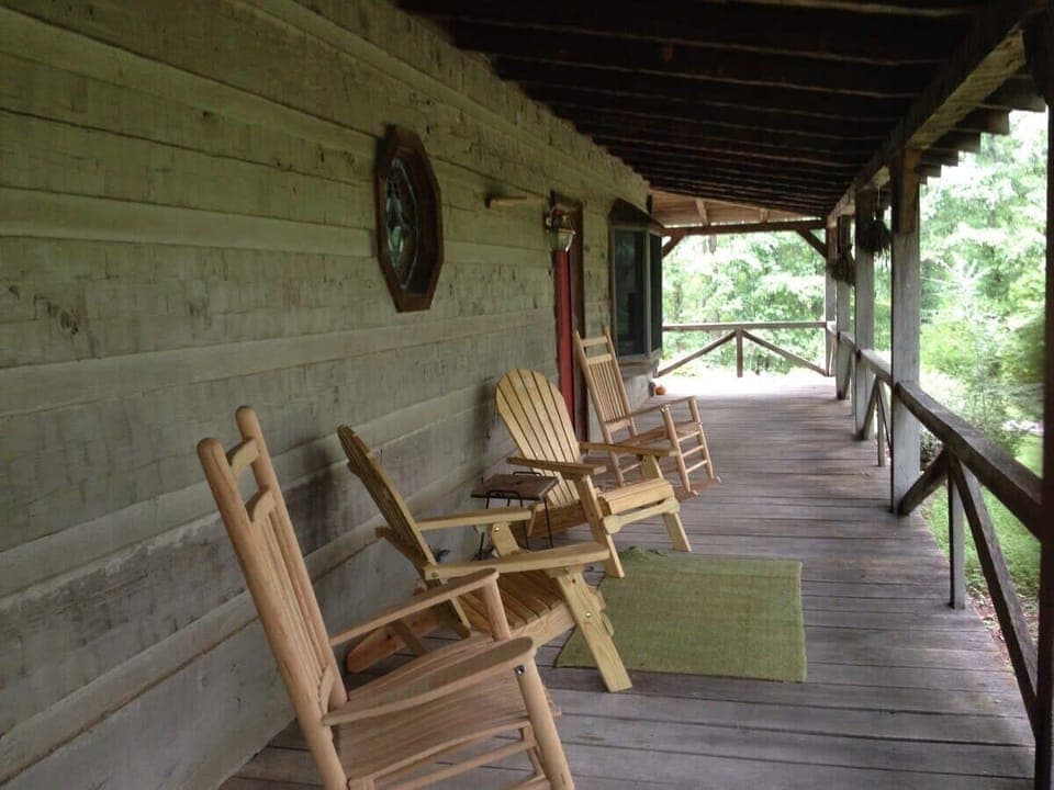 Relax on wrap around porch.