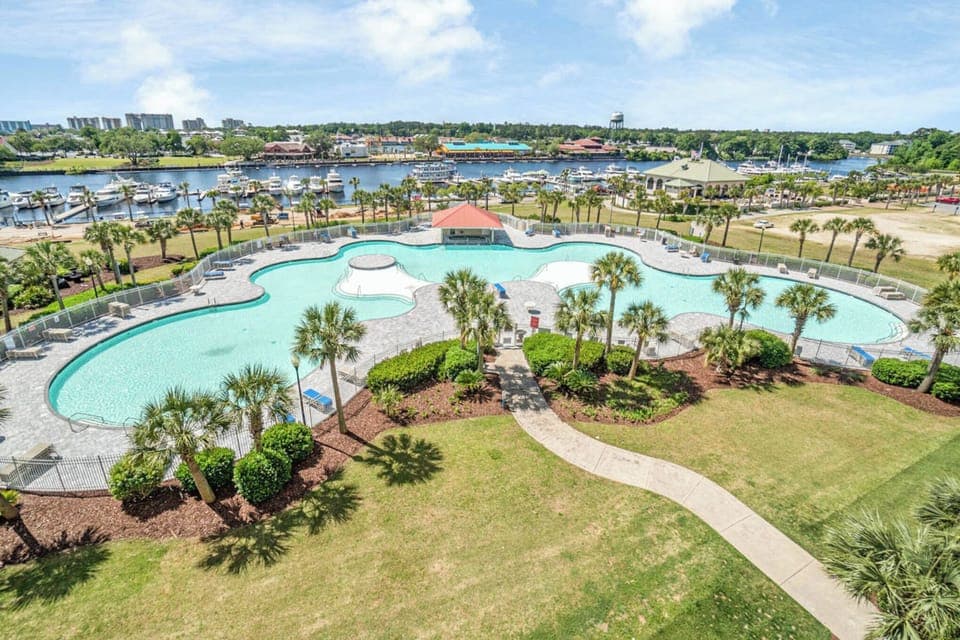 Said to be the largest Salt water pool in S.C.! Intercoastal waterway behind 