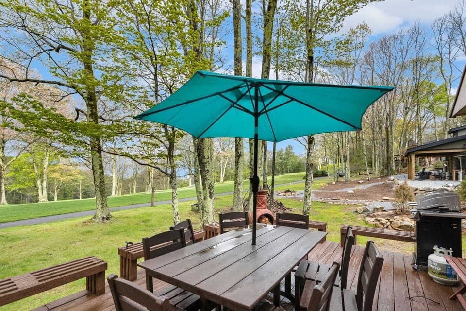 Outdoor Dining and Gas Grill