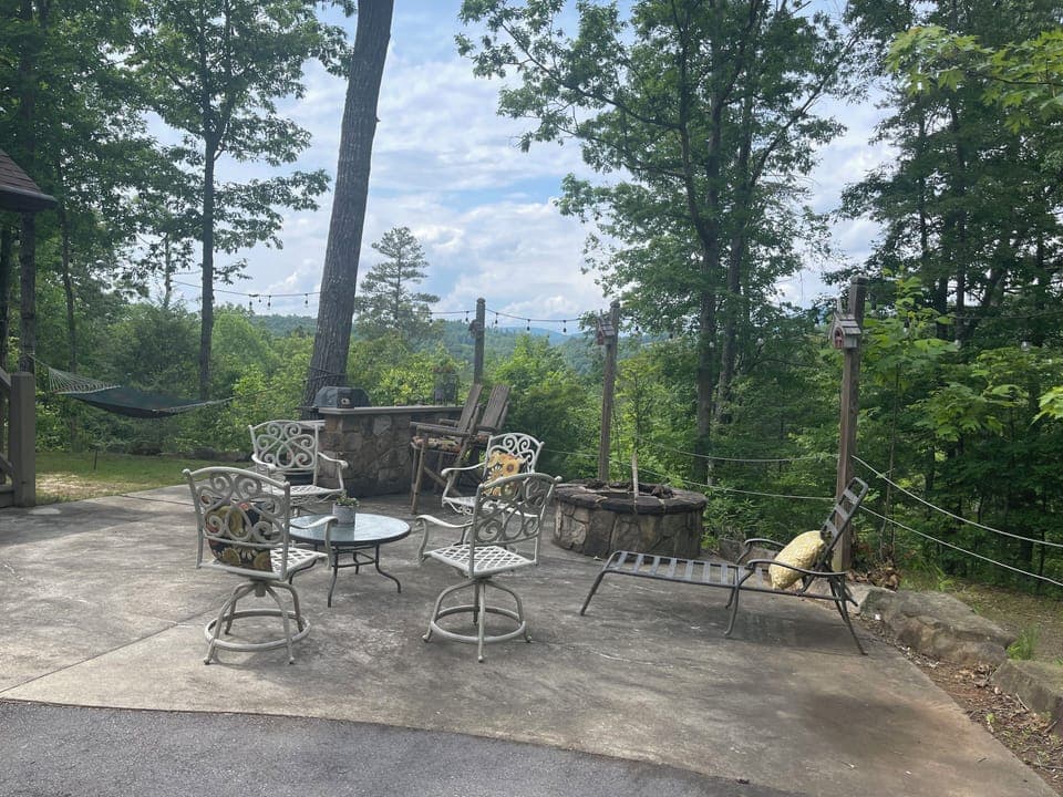 Fire pit area