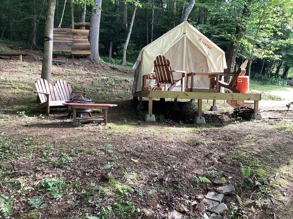 Tent deck