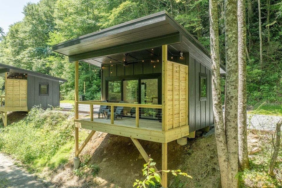 Exterior - Porch View (before hot tub was installed on porch)