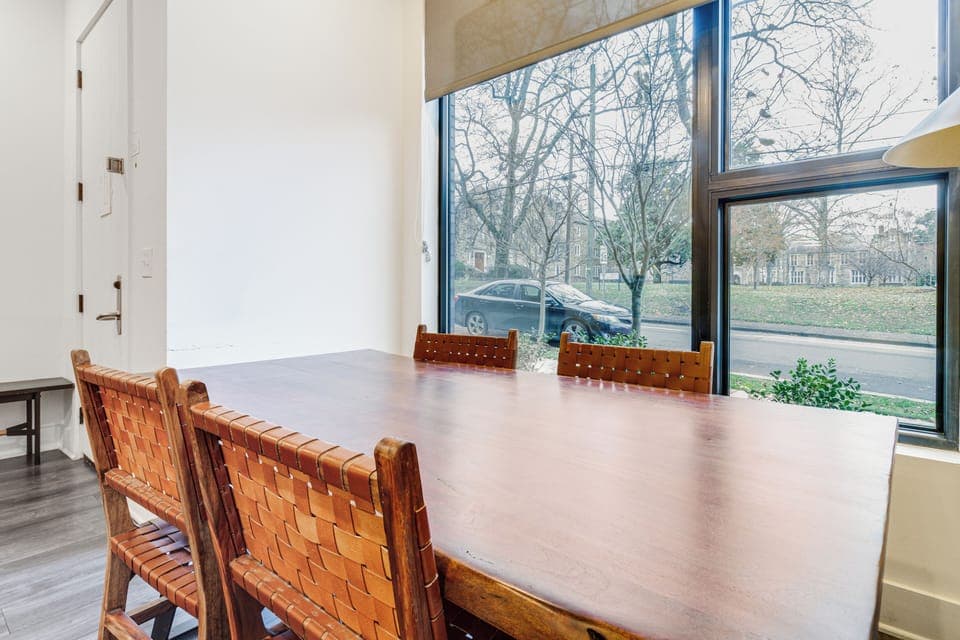 Dining table.