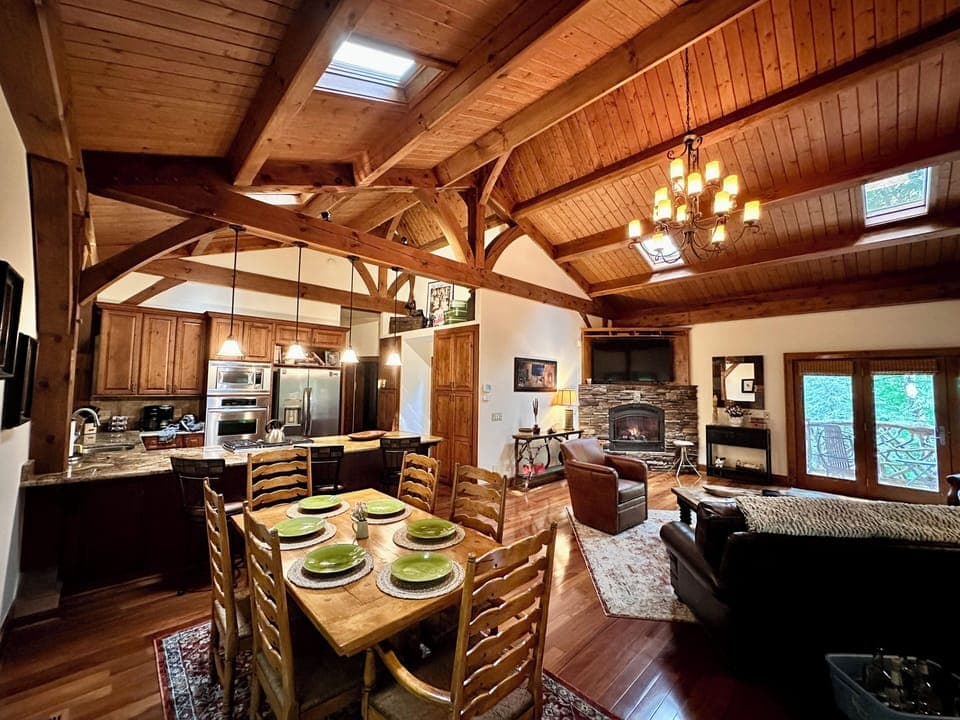 Main level with open floor living space