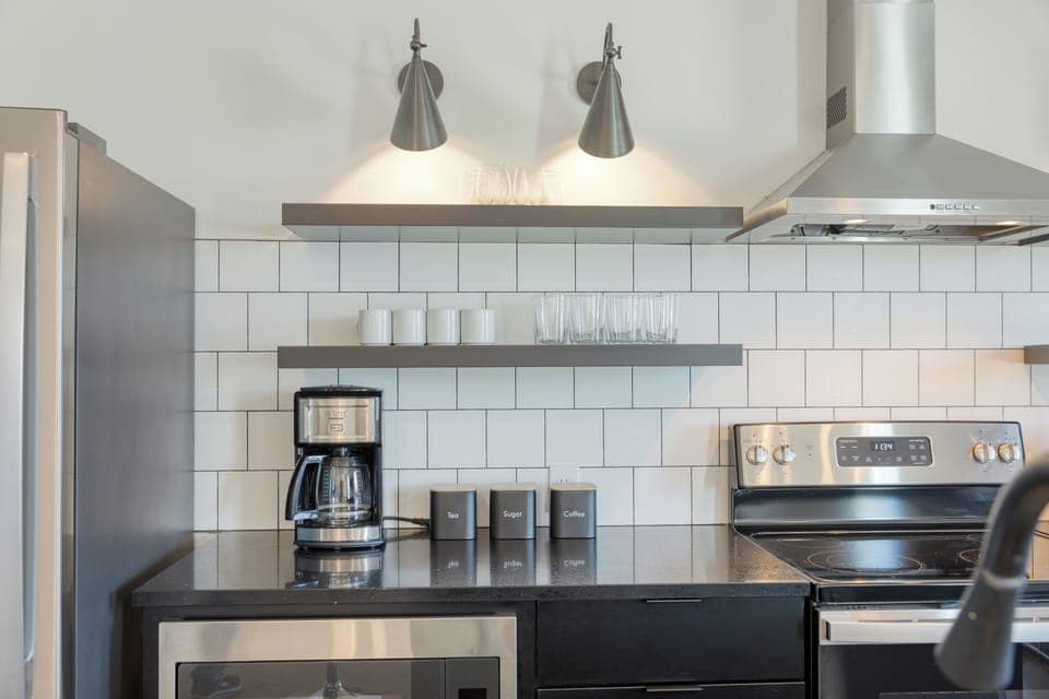 Spacious kitchen ready to take on your culinary adventures.