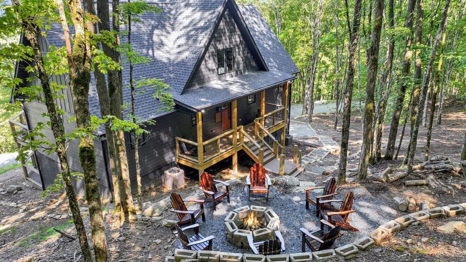 Wood-burning fire pit