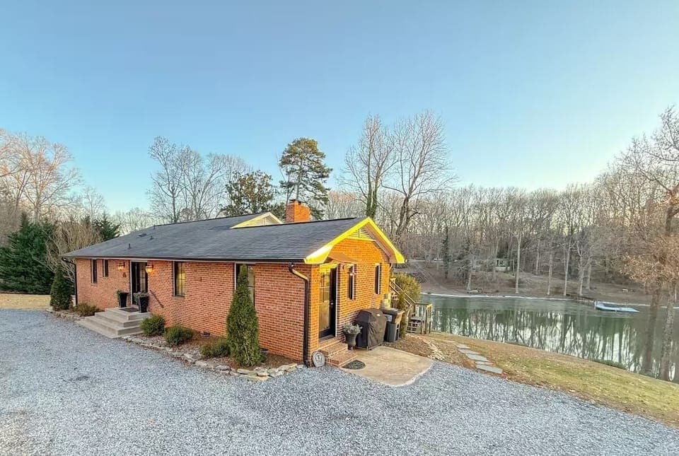Exterior- plenty of parking! (Propane grill).