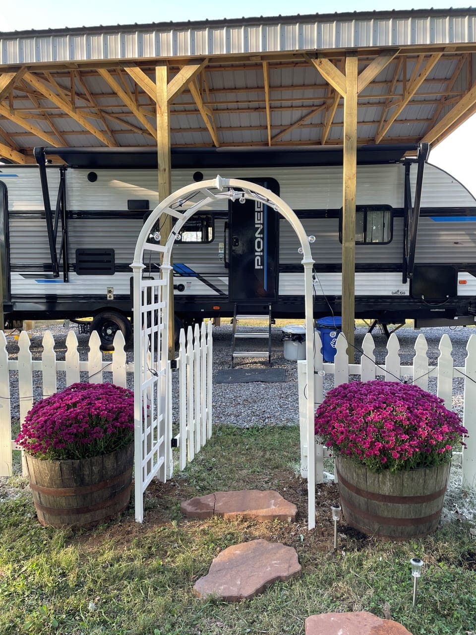 Entrance to your own yard
