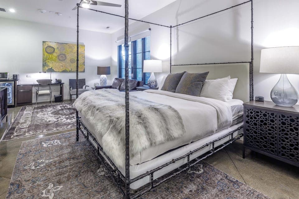 King bed.