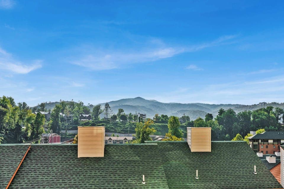 Sip morning coffee or an evening cocktail with stunning mountain views!