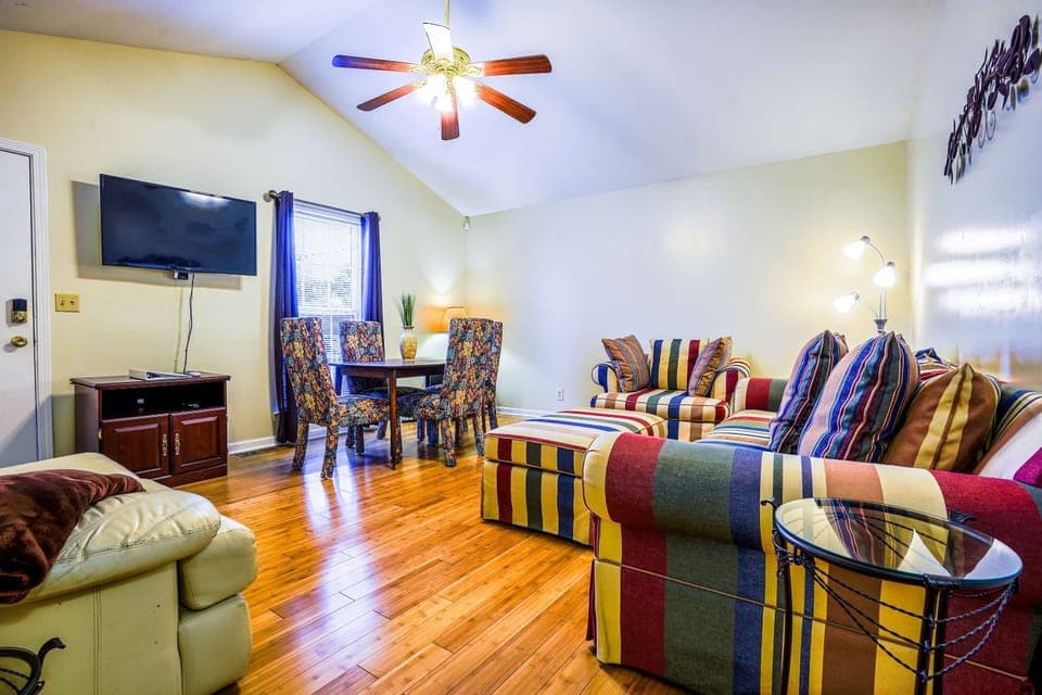 Living room with Smart TV