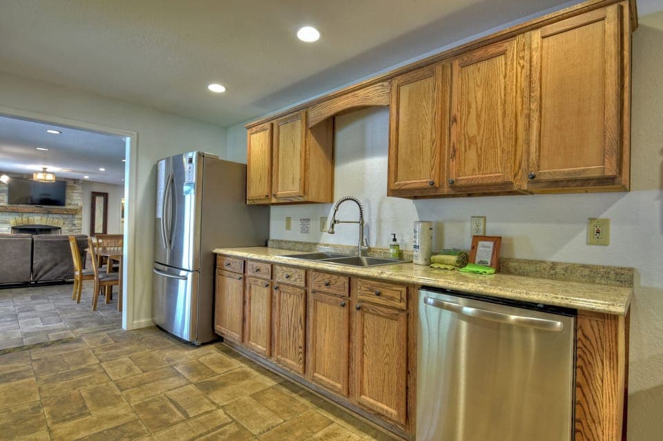 Kitchen Area with Plenty of Cabinet Space