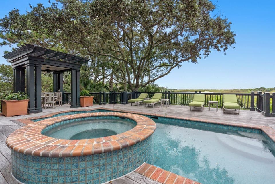 Pool area